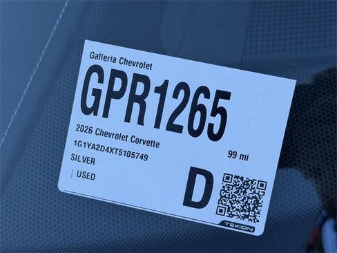 Certified 2026 Chevrolet Corvette Stingray Coupe w/ 1LT image 5