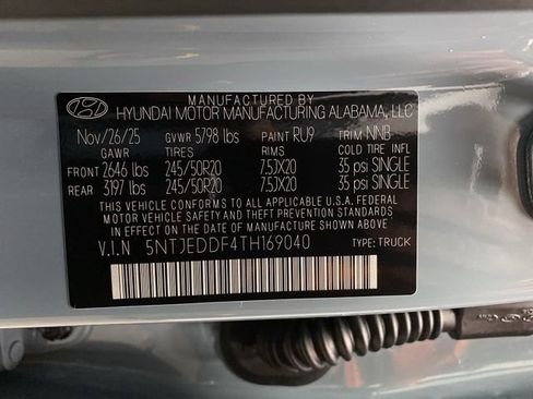 New 2026 Hyundai Santa Cruz Limited image 36