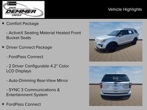 Used 2019 Ford Explorer XLT w/ Equipment Group 202A AWD/4WD image 26