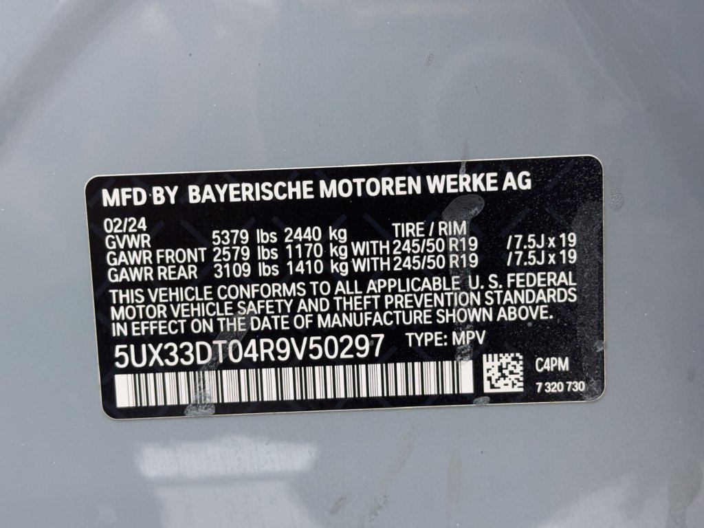 Used 2024 BMW X4 xDrive30i w/ Premium Package AWD/4WD image 55