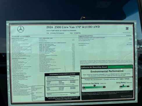 New 2026 Mercedes-Benz Sprinter 2500 image 20