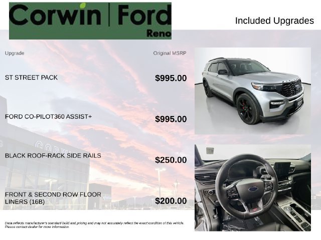 Used 2022 Ford Explorer ST w/ ST Street Pack RWD image 3
