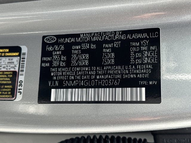 New 2026 Hyundai Santa Fe SE FWD image 34