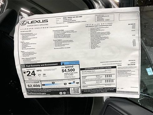 New 2026 Lexus NX 350 AWD w/ Premium Package image 14