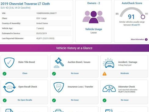 Used 2019 Chevrolet Traverse LT image 4