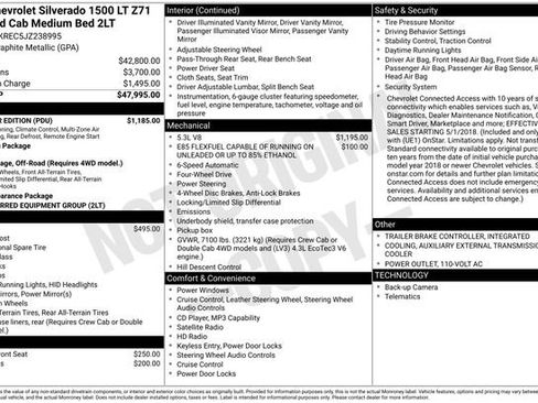 Used 2018 Chevrolet Silverado 1500 LT w/ All Star Edition image 3