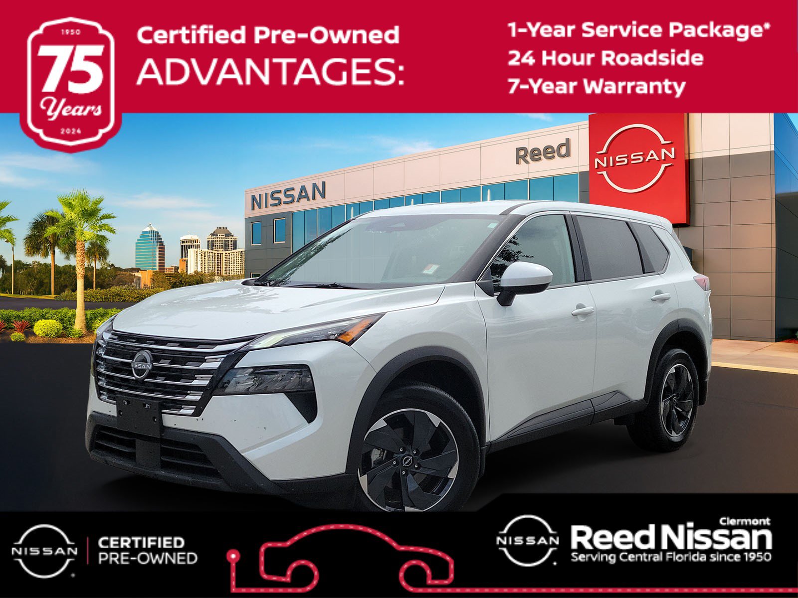 Certified 2025 Nissan Rogue SV AWD/4WD image 1