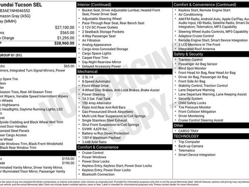 Used 2022 Hyundai Tucson SEL FWD image 26