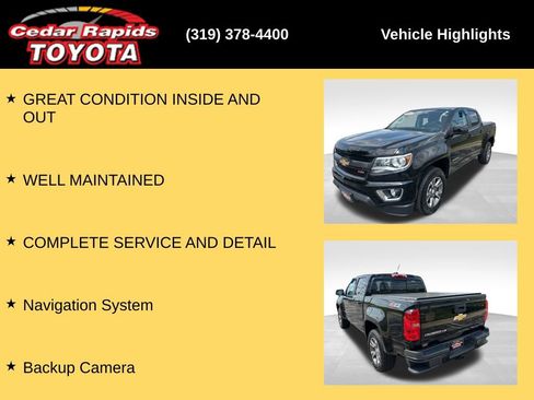 Used 2017 Chevrolet Colorado Z71 AWD/4WD image 8