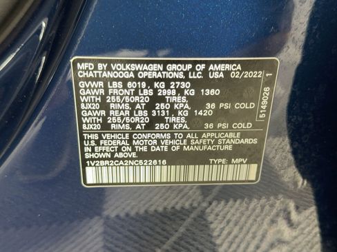 Used 2022 Volkswagen Atlas SEL image 21