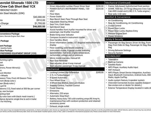 Used 2022 Chevrolet Silverado 1500 Custom AWD/4WD image 46