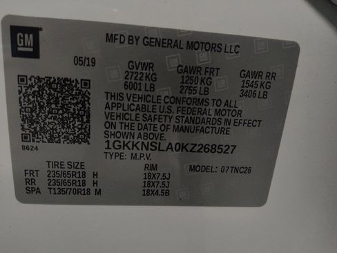 Used 2019 GMC Acadia SLE AWD/4WD image 33