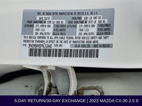 Used 2023 MAZDA CX-30 AWD 2.5 S image 34