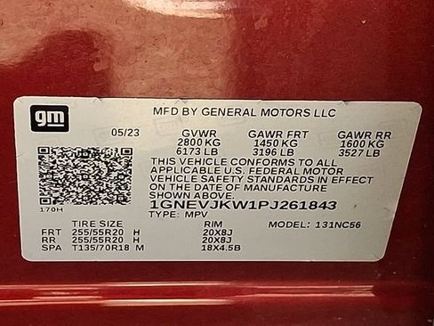 Used 2023 Chevrolet Traverse RS w/ LPO, Floor Liner Package AWD/4WD image 27