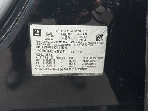 Used 2015 Chevrolet Silverado 1500 LT w/ All Star Edition AWD/4WD image 34