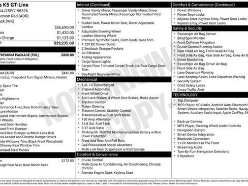 Certified 2023 Kia K5 GT-Line w/ GT-Line Premium Package FWD image 35