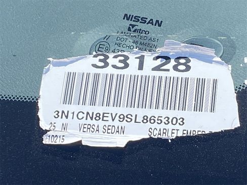 New 2025 Nissan Versa SV w/ Trunk Package image 21