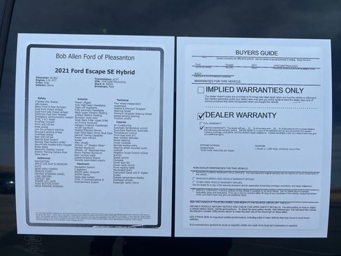 Used 2021 Ford Escape SE w/ SE Sport Appearance Package image 19