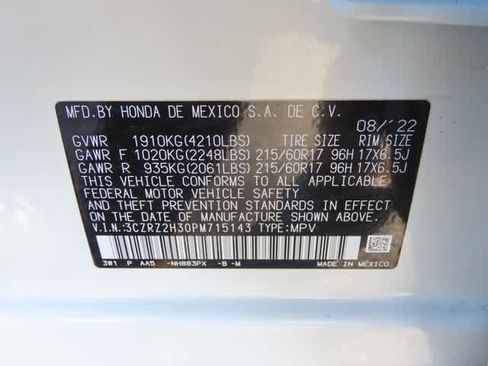 Certified 2023 Honda HR-V LX image 25