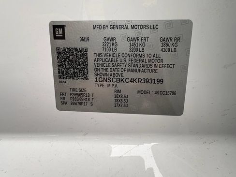 Used 2019 Chevrolet Tahoe LT RWD image 55