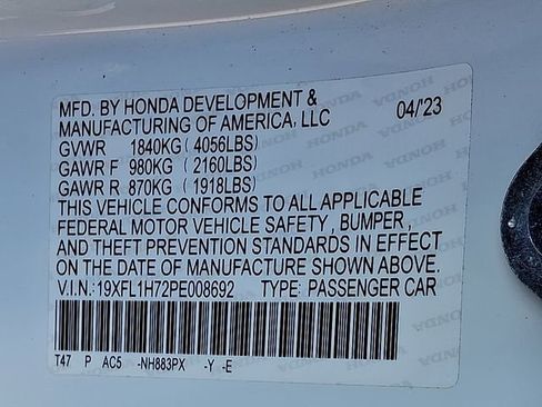 Used 2023 Honda Civic EX-L image 24