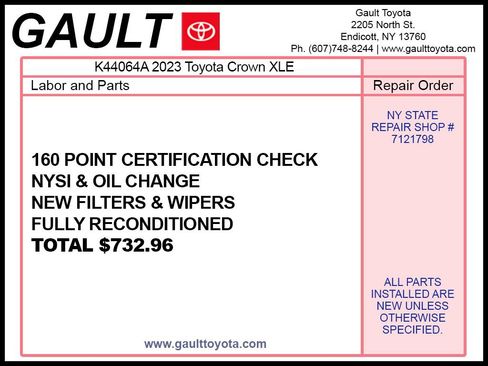 Certified 2023 Toyota Crown AWD/4WD image 2