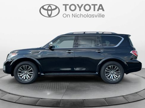 Used 2019 Nissan Armada Platinum w/ Captain's Chairs Package AWD/4WD image 2