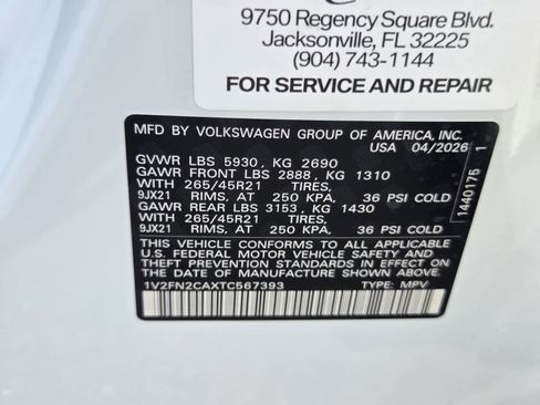New 2026 Volkswagen Atlas SEL Premium R-Line AWD/4WD image 21