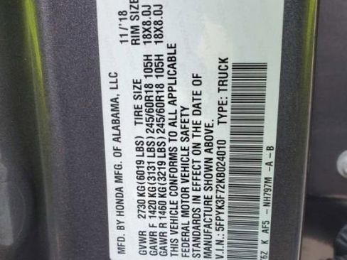 Used 2019 Honda Ridgeline RTL-E image 13