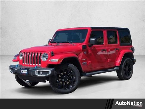 Used 2022 Jeep Wrangler Unlimited Sahara AWD/4WD image 1