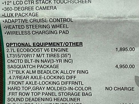 Used 2023 Ford Bronco Outer Banks w/ Sasquatch Package image 26