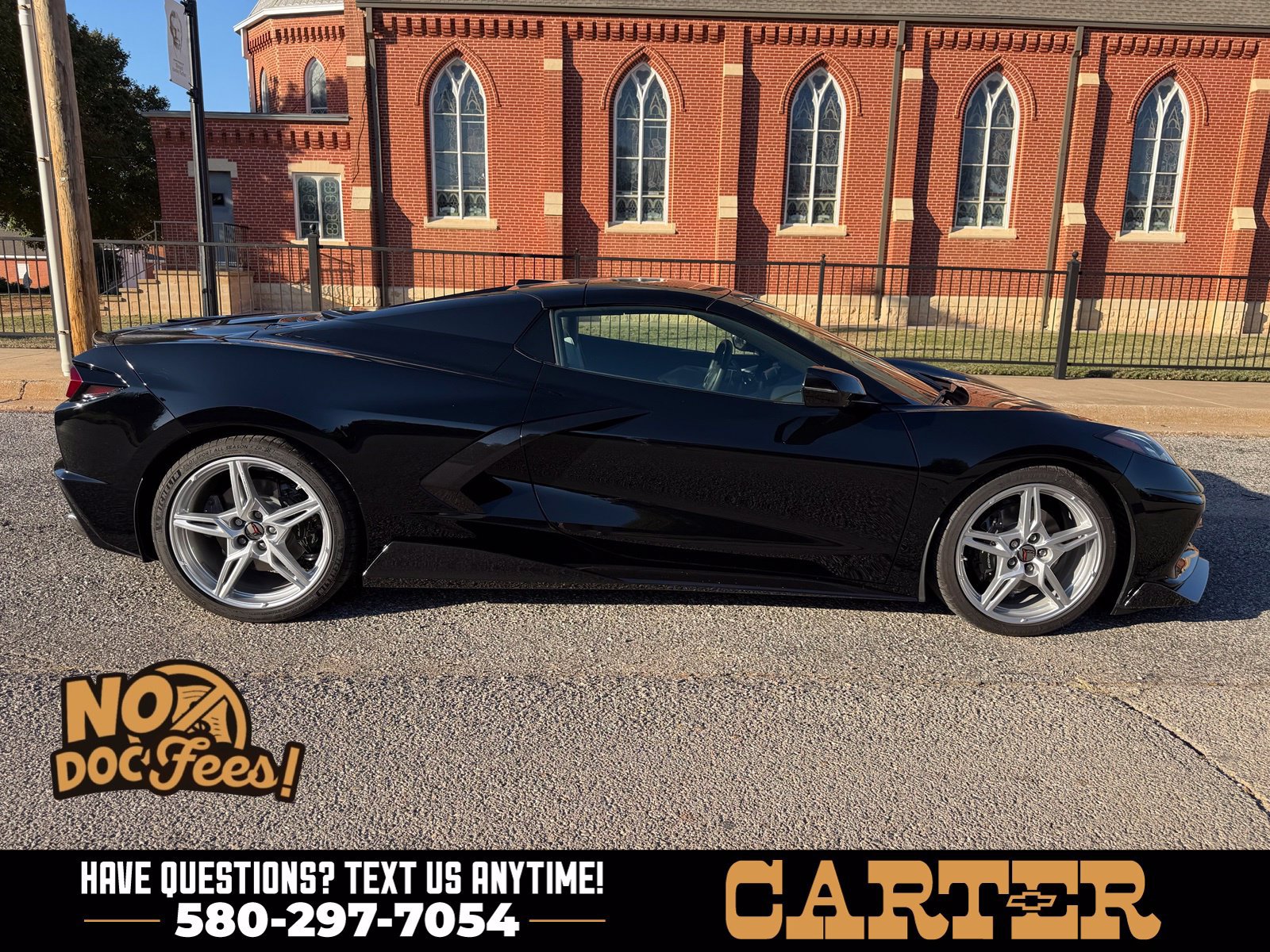 Used 2021 Chevrolet Corvette Stingray Preferred Conv w/ Chrome Exterior Badge Package RWD image 6