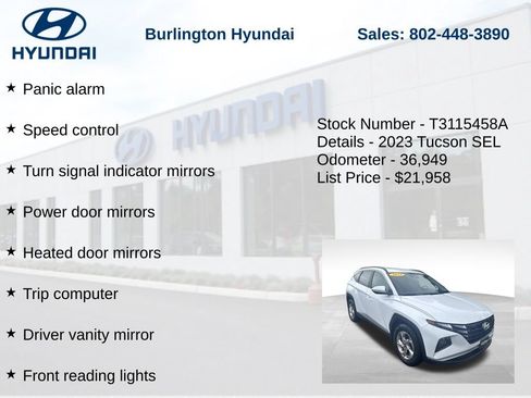 Used 2023 Hyundai Tucson SEL FWD image 20