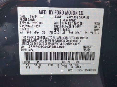 Certified 2024 Ford Edge SE AWD/4WD image 30