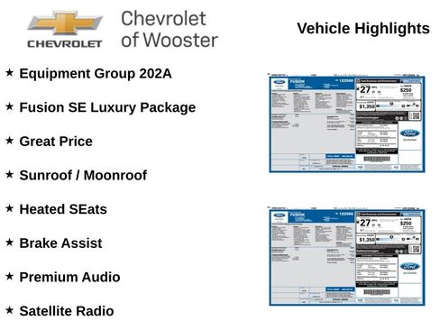 Used 2017 Ford Fusion SE FWD image 2