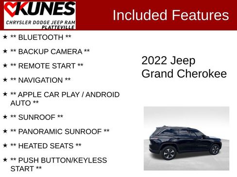 Used 2022 Jeep Grand Cherokee Limited 4xe AWD/4WD image 2