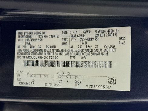 Used 2017 Ford Escape Titanium w/ Equipment Group 301A image 40