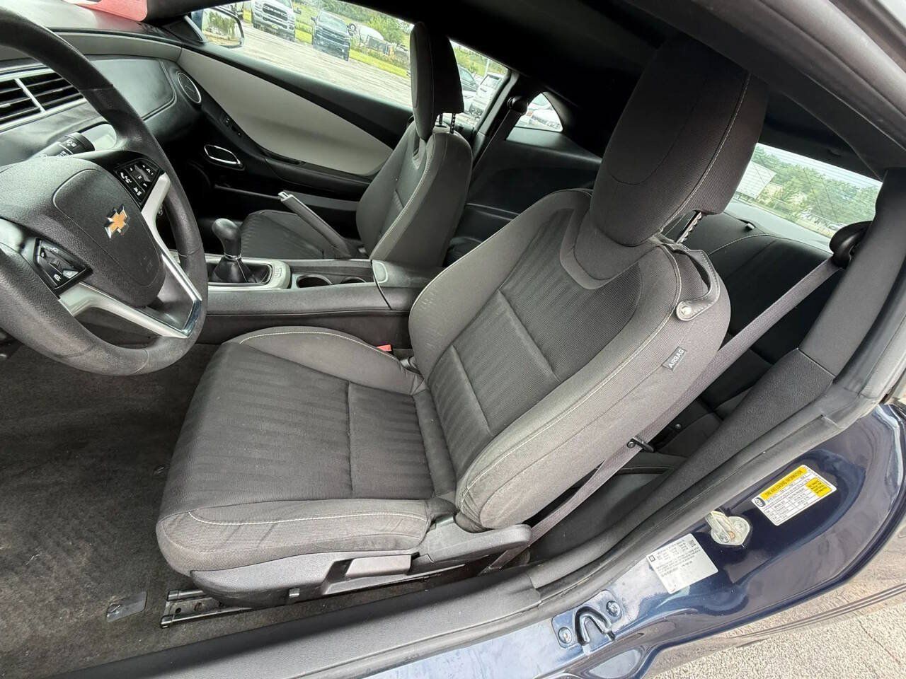 Used 2015 Chevrolet Camaro LS w/ White Rally Stripe Package RWD image 8