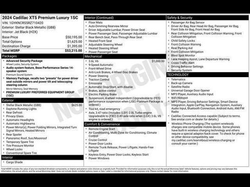 Certified 2024 Cadillac XT5 Premium Luxury FWD image 38