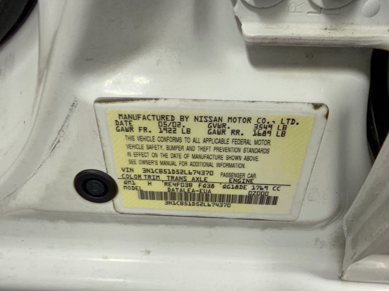 Used 2002 Nissan Sentra GXE FWD image 30