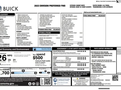 Used 2023 Buick Envision Preferred FWD image 4