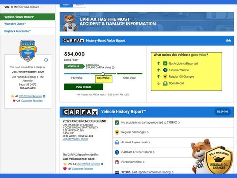 Used 2022 Ford Bronco Big Bend image 11