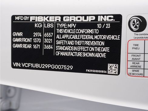 Used 2023 Fisker Ocean Ultra AWD/4WD image 53