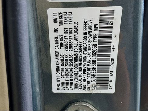 Used 2011 Honda CR-V LX image 12