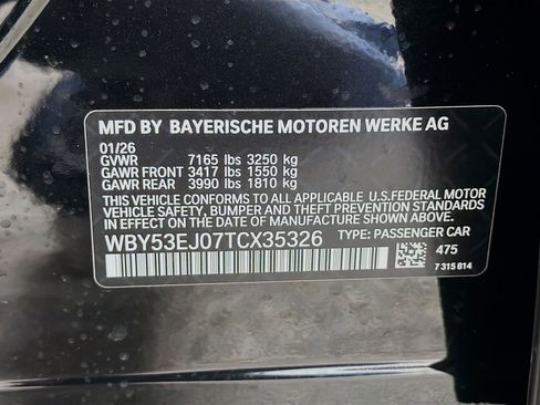 New 2026 BMW i7 xDrive60 AWD/4WD image 34