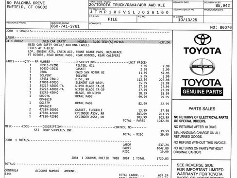 Used 2020 Toyota RAV4 XLE image 10