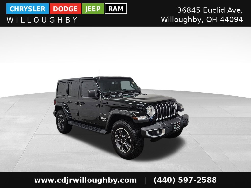 Used 2023 Jeep Wrangler Unlimited Sahara w/ Cold Weather Group AWD/4WD image 3