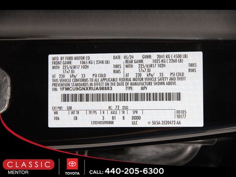 Used 2024 Ford Escape Active AWD/4WD image 21
