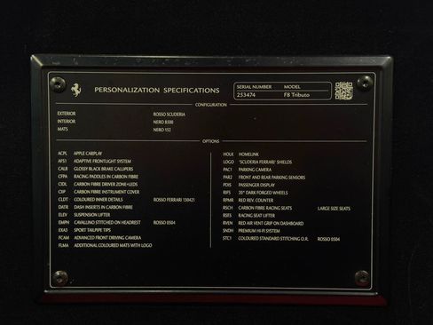 Used 2020 Ferrari F8 Tributo RWD image 33