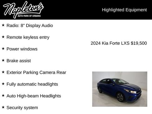 Used 2024 Kia Forte LXS FWD image 15